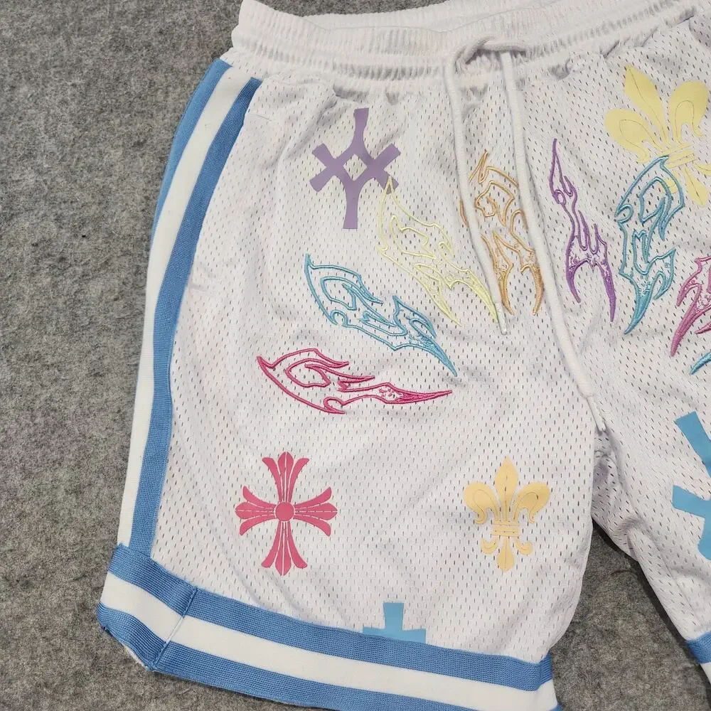 Smoke Rise‎ Mens M Medium Embroidered Streetwear Basketball Athletic Shorts